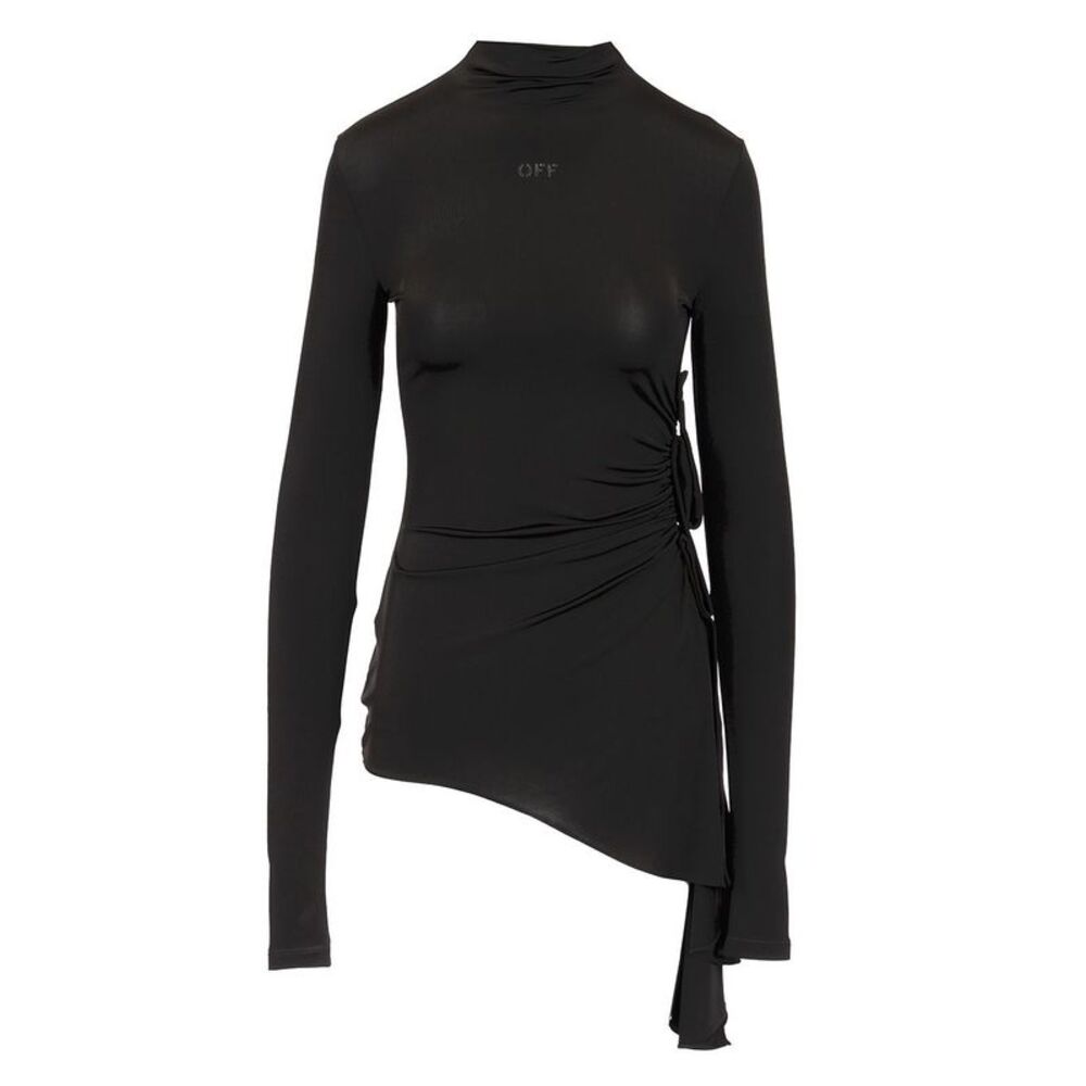 Off-White Women Long Sleeve Draped Top
